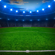 夜空下的足球场图片