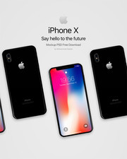 iPhoneX手机宣传海报 