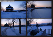 颐和园雪景风景图片