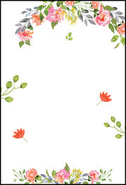 手绘植物花纹背景图片下载