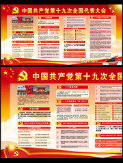 中国共产党第十九次全国代表大会宣传栏图片