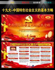 中国特色社会主义14条基本方略解读展板