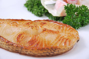 香煎鳕鱼菜品高清图片