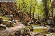 蒙森德森林风景油画装饰图片