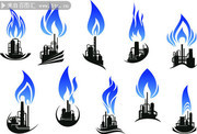 火焰工业矢量图片下载