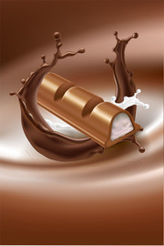 牛奶巧克力背景圖
