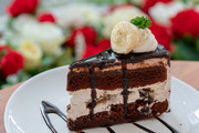 巧克力蛋糕甜品图片素材