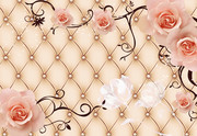 软包玫瑰花壁画装饰图片