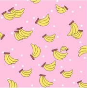 香蕉底紋墻紙印花圖案