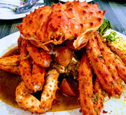 帝王蟹海鲜美食菜品图片高清