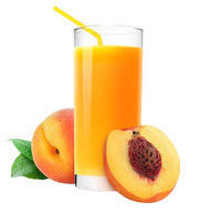 黄桃果汁饮品图片素材
