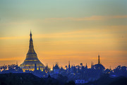 缅甸大金塔摄影图片