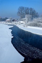 冬天河流风景高清图片素材