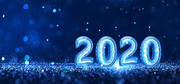 2020蓝色科技背景图片下载
