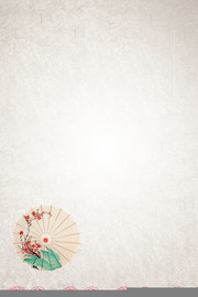 中国风花伞背景素材