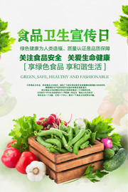 食品卫生宣传日海报图片下载