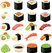 多款寿司图片素材