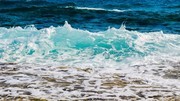 汹涌的海浪风景图片