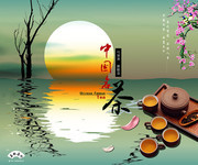 中国风茶文化海报图片素材