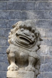 狮子石雕像图片