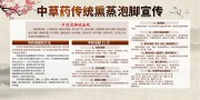 中医养生传统泡脚宣传栏图片素材