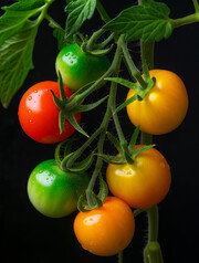 一串番茄高清图片素材