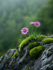 紫色雏菊花卉壁纸图片