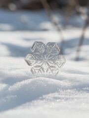 寒冬雪花背景图片