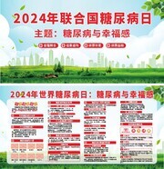 2024年联合国糖尿病日宣传栏