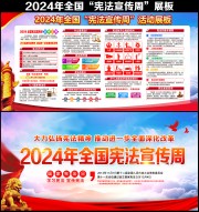 2024年全国宪法宣传周板报