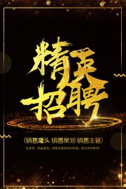 黑金风精英招聘广告