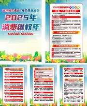 2025消费维权年活动主题宣传栏