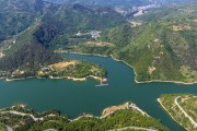 山水相依的生态美景自然风景图片素材