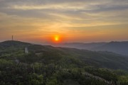 山间日出霞光万丈设计素材下载
