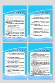 水上乐园安全管理制度海报