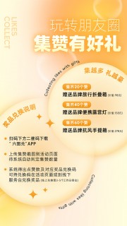 集赞有好礼活动海报图片素材