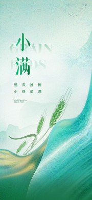 二十四节气小满海报