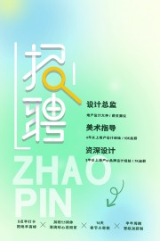 时尚人才招聘广告