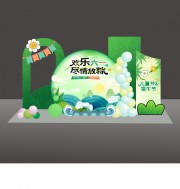 端午节遇上六一儿童节美陈设计