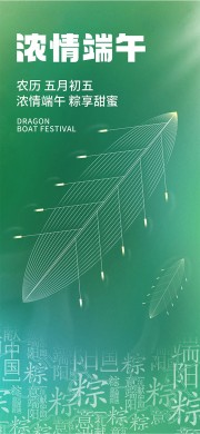 粽享甜蜜五月五端午节海报