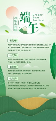端午习俗海报