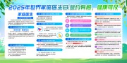 2025年世界家庭医生日展板