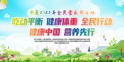 2025年全民营养周活动展板