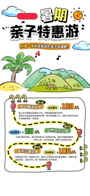 暑期亲子特惠游广告