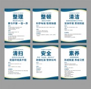 企业6S管理制度牌展板