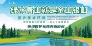 绿水青山就是金山银山保护环境宣传栏