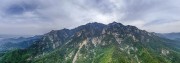宽幅山峦叠嶂远山风景图片素材
