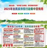 2025年全民反诈在行动集中宣传月展板