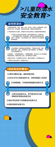 夏季暑期防溺水安全教育展架