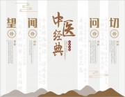 中医经典中医文化墙设计